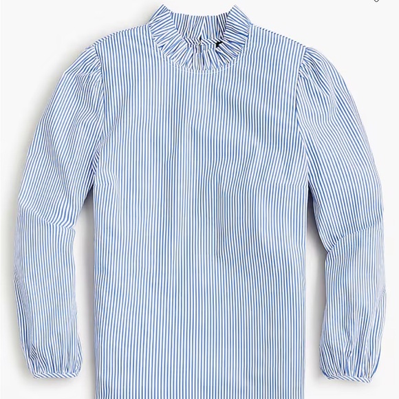 J. Crew Tops - J. Crew ruffle neck top